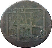 ½ Penny Norfolk – Norwich, United Kingdom, 1792 reverse image