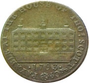 ½ Penny Kirkcudbrightshire - Thomas Scott, United Kingdom, 1793 reverse image