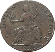 ½ Penny Lothian - Leith, United Kingdom, 1797 reverse image