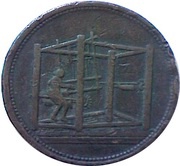 1 Penny Yorkshire - Barnsley / Jackson and Listers Warehouse obverse image
