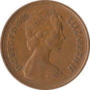 2 New Pence - Elizabeth II 2nd portrait obverse image