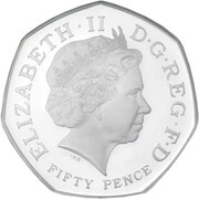 50 Pence - Elizabeth II Kew Gardens, Silver Proof obverse image