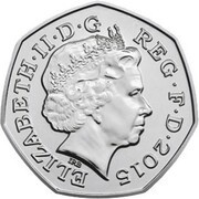50 Pence - Elizabeth II Battle of Britain; Silver Proof obverse image