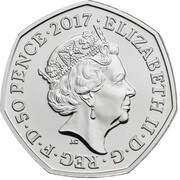 50 Pence - Elizabeth II 5th portrait; Mr. Jeremy Fisher obverse image