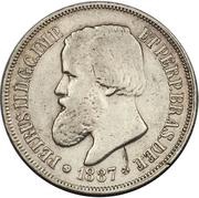 500 Réis - Pedro II obverse image
