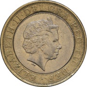 2 Pounds - Elizabeth II 4th portrait; Paddington Station obverse image