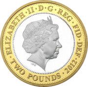 2 Pounds - Elizabeth II Charles Dickens; Silver Proof obverse image