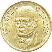 500 Réis Regente Feijó, thick planchet obverse image