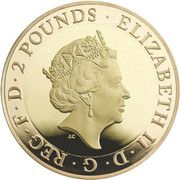 2 Pounds - Elizabeth II Shakespeare, Tragedy; Gold Proof obverse image