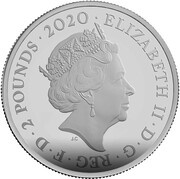 2 Pounds - Elizabeth II James Bond - II; Silver Proof obverse image