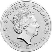2 Pounds - Elizabeth II The Who; 1 oz Fine Silver obverse image