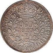 960 Réis - João VI obverse image