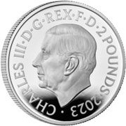 2 Pounds - Charles III Darth Vader and Emperor Palpatine; Silver Proof obverse image