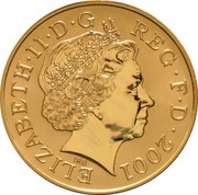 5 Pounds - Elizabeth II Queen Victoria; Reverse Frosted Gold Proof obverse image
