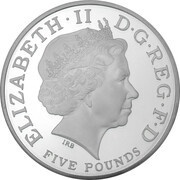 5 Pounds - Elizabeth II Queen Elizabeth I; Silver Proof obverse image