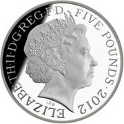 5 Pounds - Elizabeth II London Olympics; Silver Proof obverse image