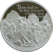 5 Pounds - Elizabeth II Poetry and Language; Silver Proof, United Kingdom, 2016 reverse image