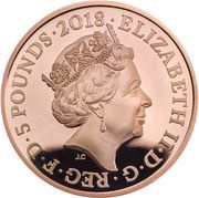 5 Pounds - Elizabeth II Tanks; Gold Proof obverse image