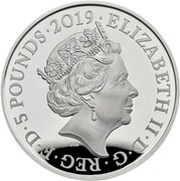 5 Pounds - Elizabeth II The Crown Jewels; Silver Piedfort obverse image