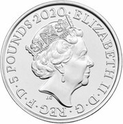 5 Pounds - Elizabeth II 5th portrait; David Bowie obverse image