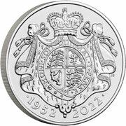 5 Pounds - Elizabeth II Platinum Jubilee, United Kingdom, 2022 reverse image