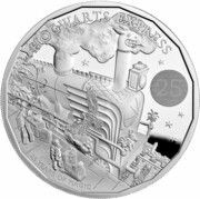 10 Pounds - Elizabeth II Hogwarts Express; Silver Proof, United Kingdom, 2022 reverse image