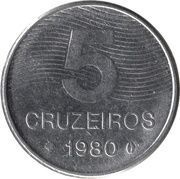 5 Cruzeiros reverse image