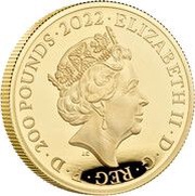 200 Pounds - Elizabeth II James I; Gold Proof obverse image