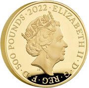 500 Pounds - Elizabeth II Henry VII; Gold Piedfort obverse image
