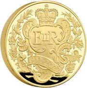 15000 Pounds - Elizabeth II Platinum Jubilee; Gold Proof, United Kingdom, 2022 reverse image