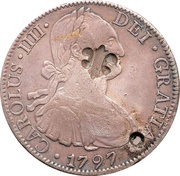 1 Dollar Counterstamped obverse image
