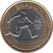 1 Real Olympic Games Rio 2016 - Athletics obverse image