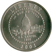½ Dollar US Capitol Visitor Center obverse image