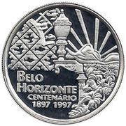 3 Reais Belo Horizonte, Brazil, 1997 reverse image
