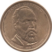 1 Dollar James Garfield obverse image