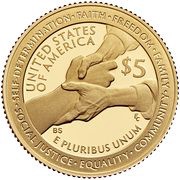 5 Dollars Harriet Tubman, United States, 2024 reverse image