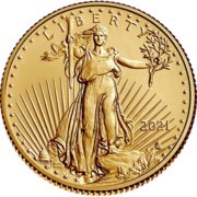 10 Dollars "American Gold Eagle" Bullion Coinage obverse image