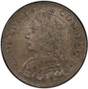 ½ Penny - Copper “Mailed Bust Left” obverse image