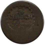 1 Penny - Albany Church obverse image