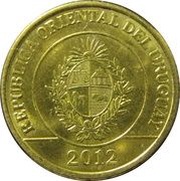 2 Pesos Uruguayos Carpincho obverse image