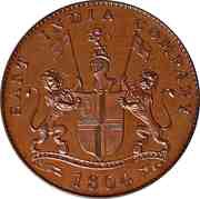 4 Keping Thick flan obverse image