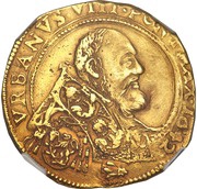 Quadruple Gold Ecu - Urban VIII Anthony Barberini Legate obverse image