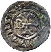 Denier - Sergius III SALVS PATRIE, Vatican City, 905-911 reverse image