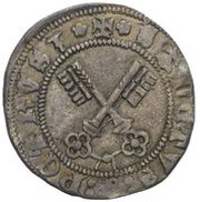 1 Grosso - Boniface IX, Vatican City, 1389-1404 reverse image