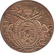 1 Quattrino Romano - Leo XII ROM. obverse image