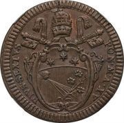 1 Baiocco - Pius VI Oval shield obverse image
