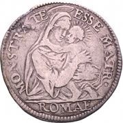 1 Giulio - Urban VIII Madonna with child, Vatican City, 1629-1642 reverse image