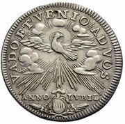 1 Testone Sede Vacante, Vatican City, 1700 reverse image