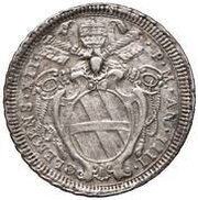 1 Testone - Clement XII QVÆRITE VT ABVNDETIS obverse image