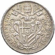 ½ Scudo - Clement XIII Holy Mother Church obverse image